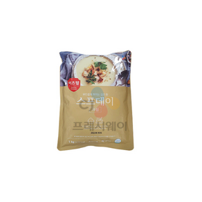 이츠웰 크림스프 1kg+10개 1박스, 1kg, 10개