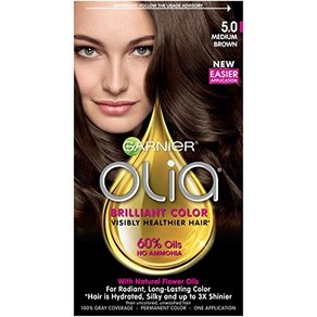 Garnier Olia Ammonia Free Permanent Hair Color 10 Garnier Olia 암모니아 무함유 영구 헤어 컬러 100% 회색 적용 범위(포장은