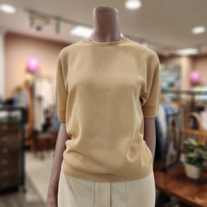 BCBG T 벌룬 슬리브 홀가 P/O 니트_ B4B4K376 71 [L/BEIGE]