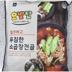 [본사정품] 오발탄 푸짐한 소곱창전골 1kg 4P 오발탄푸짐한소곱창전골, 4개, 1.01kg