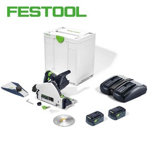 FESTOOL 페스툴 충전 플런지쏘 TSC 55 KEBI-Plus/XL KR 577344, 1개, 본품 + 배터리2개이상