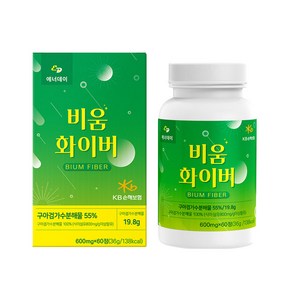 해피up 장 건강up 가벼운 아침 활기찬 하루 22종 유산균 함유 비움 화이버600x60) 에너데이, 1박스, 60정