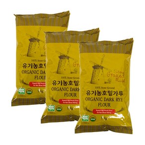 선인 유기농호밀가루1kg, 1kg, 3개