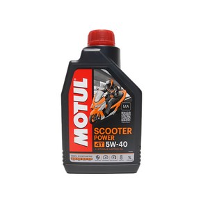 [정품 MOTUL] 모튤 스쿠터 Scoote_Powe 5W40 MB 4T, 1개, 모튤 스쿠터파워 4T 5W40