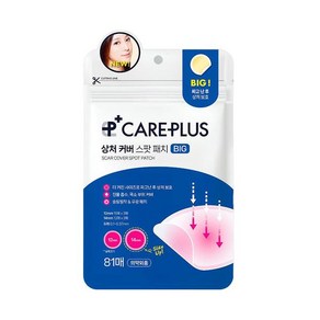 케어플러스 상처 커버 스팟 패치 빅, 1개, 81매입