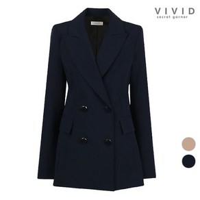 [비비드 시크릿가너] VIVID 여성 호시 더블 봄가을 정장 자켓