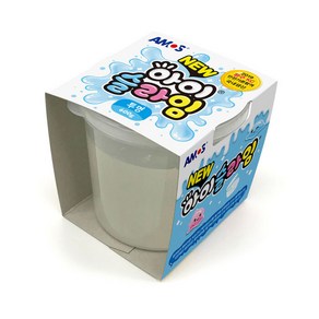 스쿨문구 아모스 아이슬라임 투명 600g, 1개