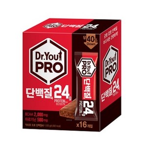 닥터유 프로 단백질바 1 120g / 70g x 16 1개, 1.12kg