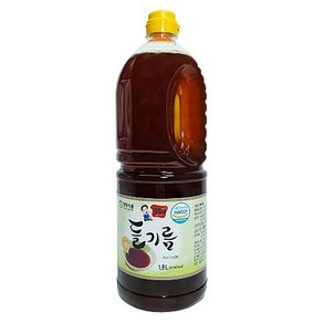 청정식품 HACCP 고소한 통들깨 100% 들기름 1.8L, 1개