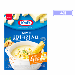 삼립 크래프트 치킨 크림 스프, 4개, 198g