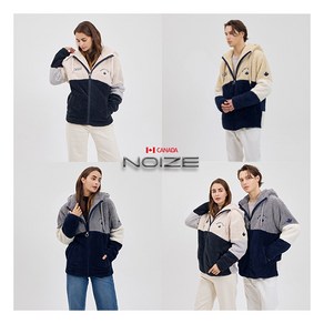 [노이즈] NOIZE 24FW 남녀공용 오스카 헤비 셰르파 자켓(후드형)