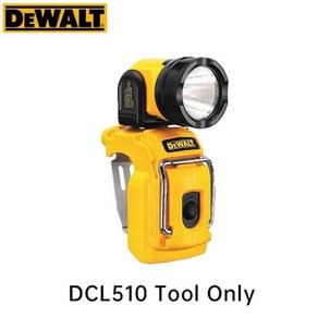 DEWALT 충전식 작업등 소형 휴대용 손전등 범용 헤드 LED 조명 DCL510 DCL040 리튬 배터리 10.8V 12V, 1개