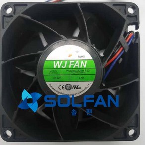 솔팬 WJB2803824H-F80 DC24V FAN DC팬 80mm 사이즈 / WJ팬 / 80MM X 38MM 사이즈 / 8000RPM / MADE IN CHINA, 1개