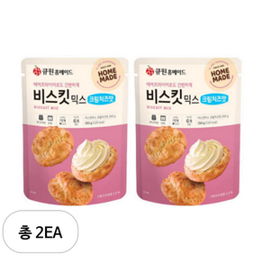 큐원 홈메이드 비스킷믹스 크림치즈맛, 2개, 250g