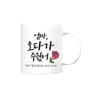 beyston 만수무강 카네이션 머그컵, 만수무강_엄마, 1개