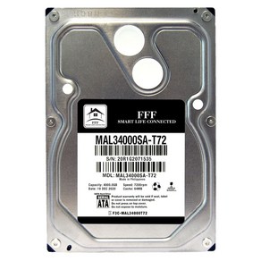 3.5인치 하드디스크 4TB 에프쓰리 HDD SATA3 7200RPM 64MB 4테라, MAL34000SA-T72