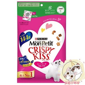 몬페티 크리스피키스 버라이어티팩, 1개, 144g, 144g 해산물