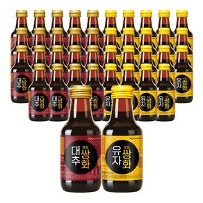 대추쌍화 20 + 유자쌍화 20 총 40병, 150ml, 40개