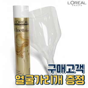 로레알 스프레이 에르네뜨 샤땡 헤어 가스 강력 아이돌 하드 초강력 500ml, 500ml(투명얼굴가리개), 1개