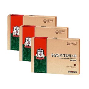 정관장 홍삼진고 데일리스틱 10g x 20포 x 3BOX, 1회분, 60개