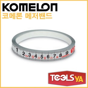 코메론 메저밴드 줄자 KMF-10 1m x 13mm, 1개