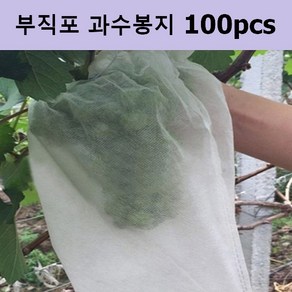 과수 봉지 포도 부직포 메쉬 주머니 사과 배 매쉬 망 샤인머스켓 20*30cm 100pcs