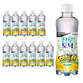 진로 토닉워터 제로 아이셔 청사과맛, 12개, 300ml