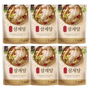 목우촌 안심삼계탕, 6개, 850g