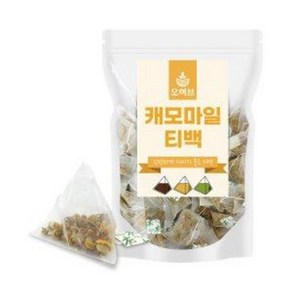 캐모마일차 캐모마일티백 카모마일차 25개 식수대용 삼각차티백 허브차 허브티, 1개