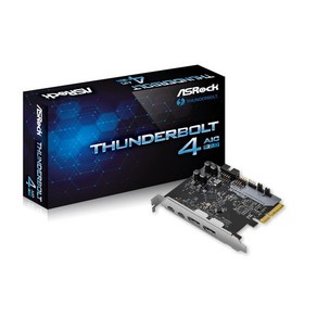 ASRock Thundebolt 4 증설 보드 Intel 500 시리즈 마더보드 대응 [국내 정규 대리점품] Thundebolt 4 AIC R2.0