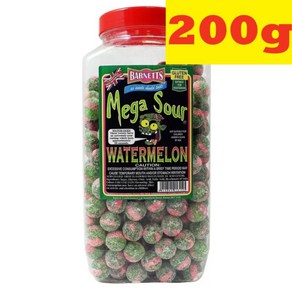 200g 바넷츠 메가 사워 워터멜론 수박맛 세상에서 가장신사탕 Barnetts Mega Sour Watermelon