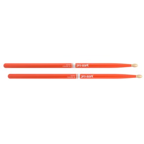 Pomak 프로마크 5B 드럼스틱 오렌지 Classic Fowad 5B Painted Bight Oange (TX5BW-ORANGE), 1개