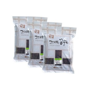 찰흑미1kg 3개 총3kg 국산 흑미찹쌀 라이스프라자, 1kg(1개)