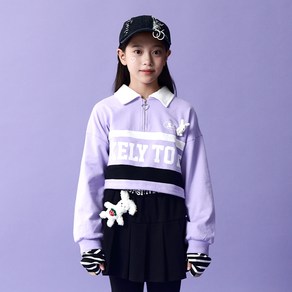 [더데이걸] 논현점##카라반집업스웻셔츠#초등여아 주니어여아 초등학생 중학생 여학생 여아 카라티셔츠 긴팔티셔츠 크롭티셔츠#귀여운토끼 포인트 탈부착#24년 가을신상품##더데이걸 논현점