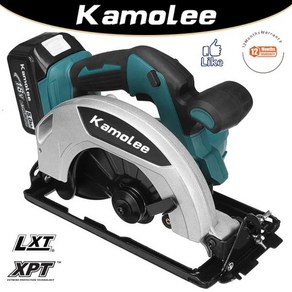 Kamolee 가정용 DIY 전기 원형 톱 마키타 18V 배터리 호환 7 인치 21V 6.0Ah 6000mAh, 03 5.0Ah 18V 2Bat, 1개