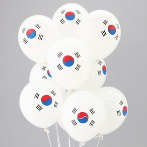 네오텍스30cm 태극기 인쇄풍선, 10개입