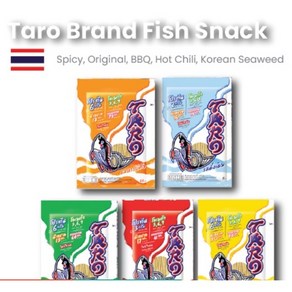 태국 타로 생선스낵 피쉬 TARO BRAND FISH SNACK 6g x 10팩(1세트), 오리지널, 1세트