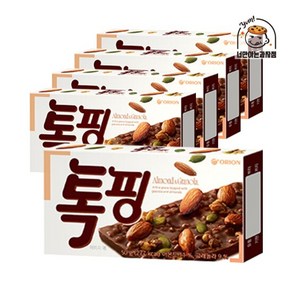 오리온 톡핑 아몬드 앤 그래놀라 초콜릿, 50g, 5개