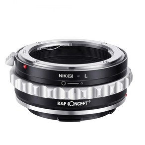 K&F Concept NIK(G)-L _ Nikon F / AI Lens - Leica L mount Body 변환어뎁터, 1개