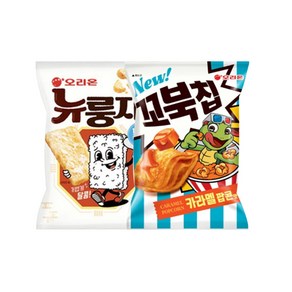 오리온 뉴룽지 124g + 꼬북칩 카라멜팝콘맛 108g, 1세트, 232g