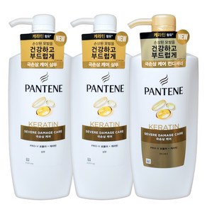 팬틴 극손상 샴푸2개+컨디셔너1개 750ml, 1세트