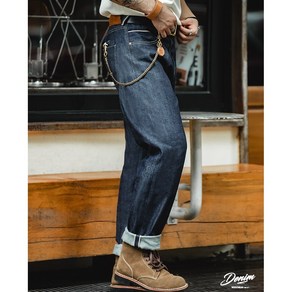 남자 청바지 일본계 통바지 롱팬츠 빈티지 캐주얼 테이퍼드핏 팬츠 Raw Denim Jeans TS2107021