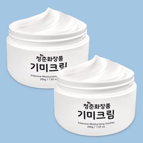 청춘화장품 기미크림 주름 미백 잡티 톤업 200g 2통, 2개