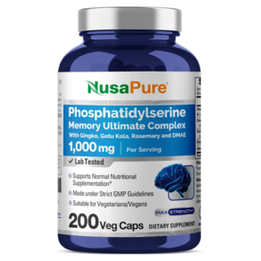 누사퓨어 포스파티딜세린 100mg 60정 30일분 NusaPue, 1개