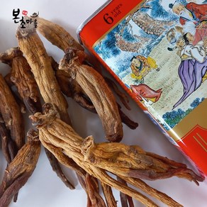 [본초마을] [본초마을]고려홍삼 6년근홍삼(캔)대편 소편(150g) 건삼 수삼 홍삼 인삼 수험생 면역력, 150g, 6개