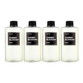 JSP디퓨저 500ML리필액 4개, 유자, 500ml