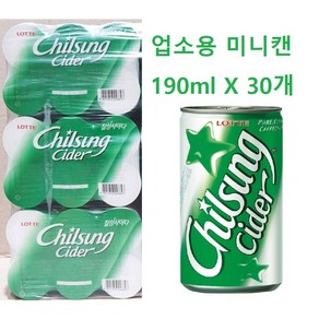 찰리팡 미니 사이다 캔음료 1묶음, 190ml