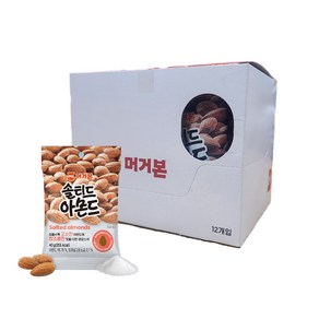 머거본 솔티드아몬드 40g 12봉(1곽)