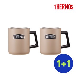 [1+1] THERMOS 써모스 ROD-006K 트래블킹 캠핑컵 스테인레스 머그컵 텀블러 350ml