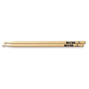 Nova 1-Pai Hickoy Dumsticks Wood 5B Nova 1쌍 히코리 드럼스틱 나무 5B, -inch, 1개